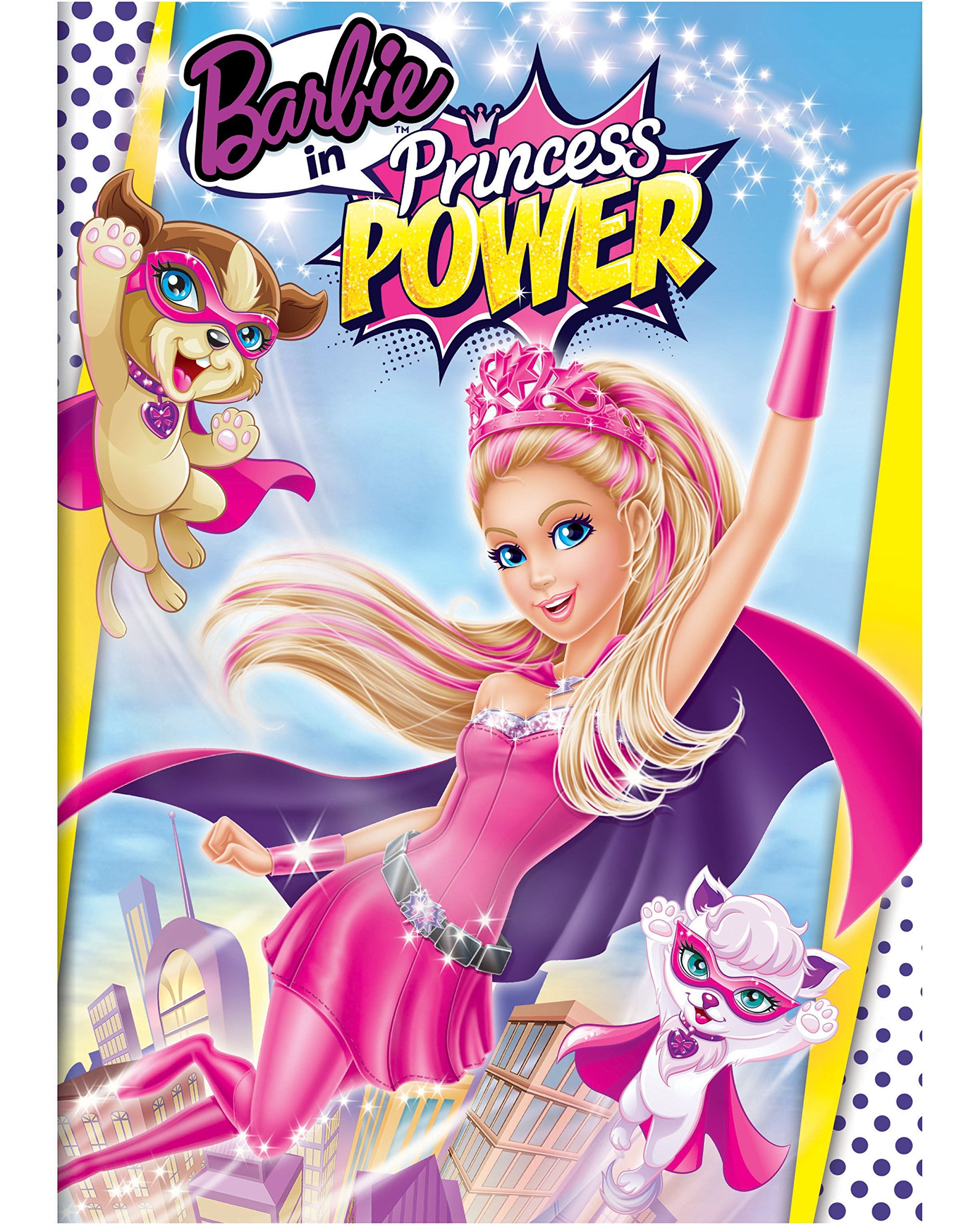 Barbie in Princess Power DVD - Animated Adventure Movie for Kids - Perfect for Family Movie Nights & Birthday Gifts