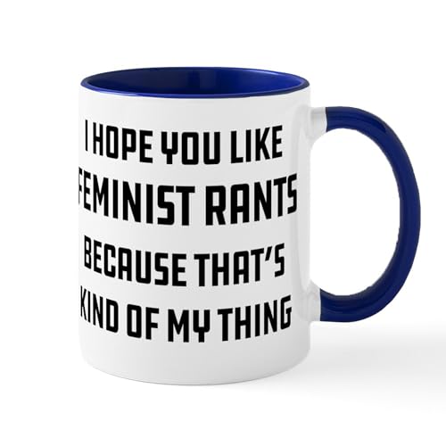 White/Navy Inside - Feminist Rants