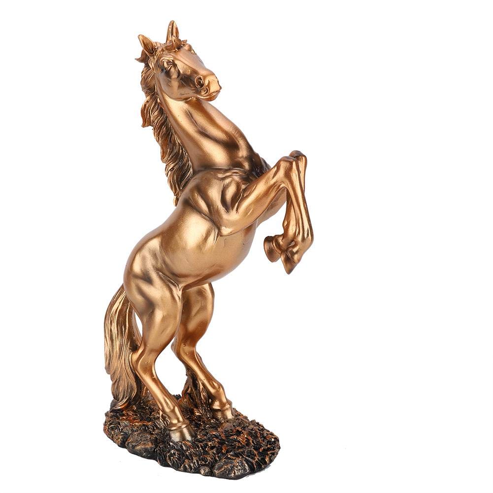 European Style Ichiias Horse Statue - Elegant Copper Desk Sculpture, Home Office Decor & Photography Prop | Perfect for Vintage Decor, Gift Ideas & Creative Photo Shoots