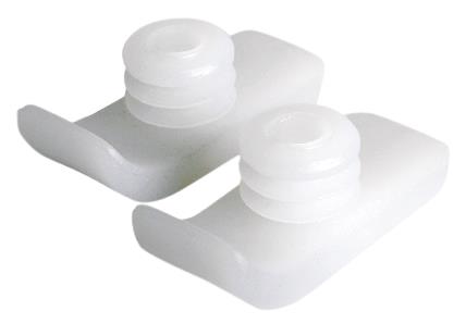 Medline Ski Glides for Walkers - Non-Slip Walker Accessories for Seniors & Mobility Aid - Ideal for Indoor & Outdoor Use on Hard Floors & Carpet