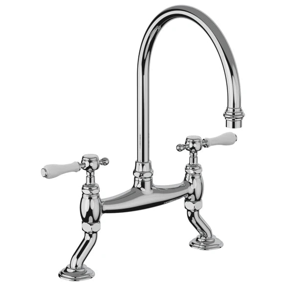 Horus Victoria Swan Neck Kitchen Faucet - High-Quality Stainless Steel Mixer Tap for Modern Sinks | Perfect for Home, Restaurant & Commercial Use