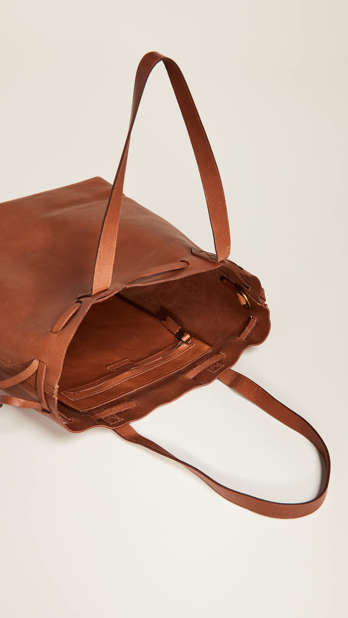 Madewell The Drawstring Transport Tote Bag for Women - Stylish & Spacious Leather Handbag for Work, Travel & Everyday Use