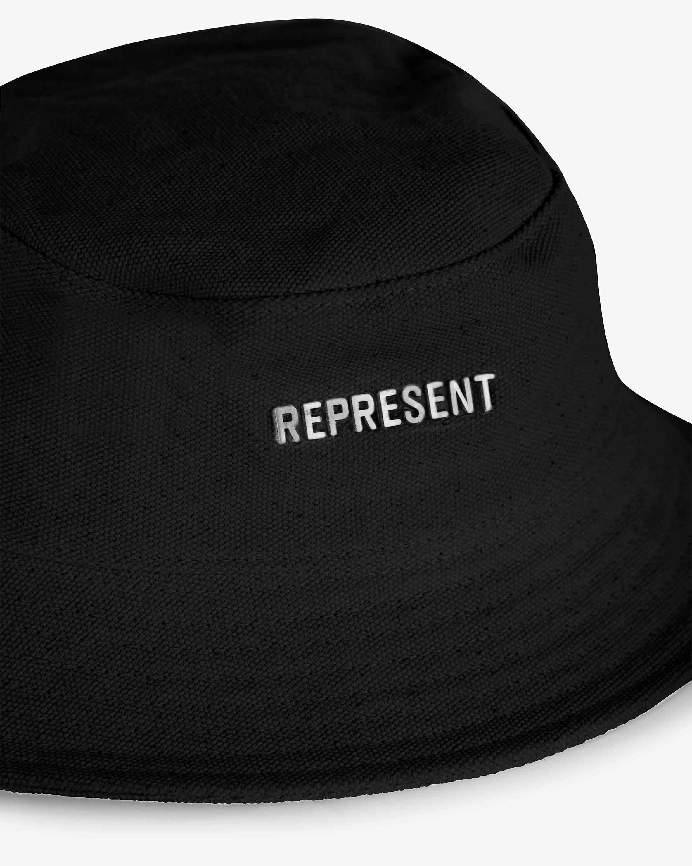 Stylish Black Bucket Hat for Men & Women - Sun Protection & Outdoor Activities