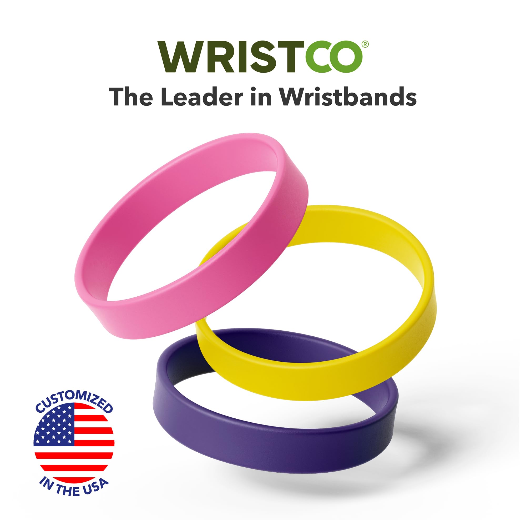 Custom Silicone Wristbands - Personalized Rubber Bracelets for Men & Women - Bulk Debossed Wristbands for Events, Promotions, Parties & Fundraisers - Durable & Comfortable - Fast USA Shipping - Perfect for Team Building, Charity Events, Sports Games and Brand Awareness Campaigns