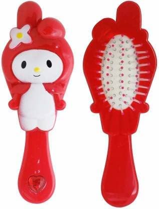 KAVIN Cute Cartoon Hair Brush - Paddle Brush with Soft Cushion & Antistatic Bristles for Kids (Boys & Girls) - Random Colors - Model 3 | Gentle Detangling for Daily Hair Care & Styling
