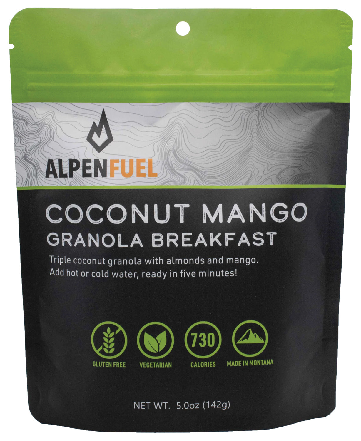 Alpen Fuel Coconut Mango Breakfast Granola - Gluten Free, Non-GMO, High Protein Granola Cereal for Energy & Healthy Breakfast - Perfect for Smoothie Bowls, Yogurt Toppings & On-the-Go Snacking