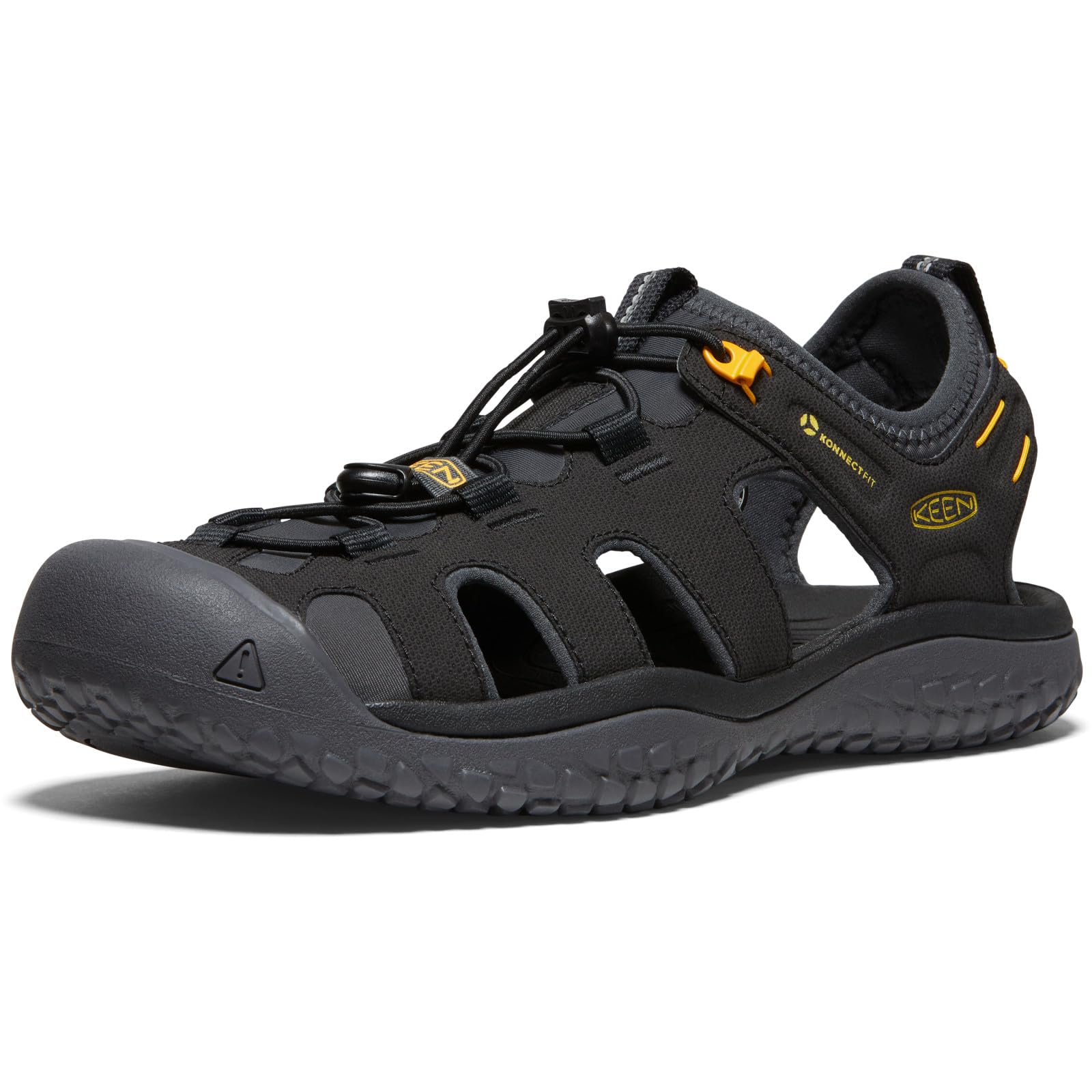 KEEN Men's SOLR High Performance Water Shoes - Closed Toe Sport Sandals for Hiking, Kayaking, Beach & Water Sports | Quick-Dry & Lightweight
