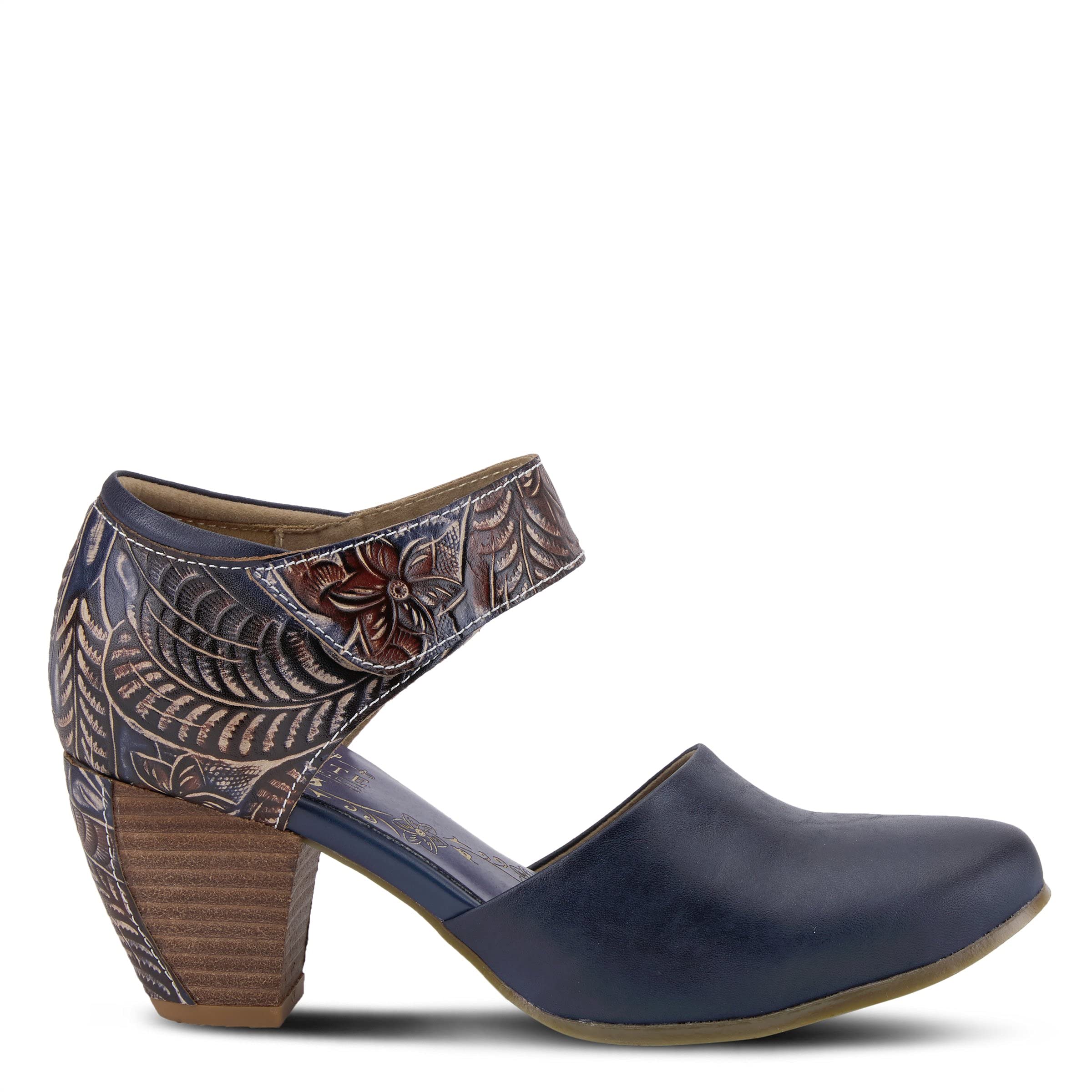 Spring Step L'Artiste Women's Comfortable Toolie Pump - Stylish Low Heel Dress Shoes for Work, Office & Special Occasions