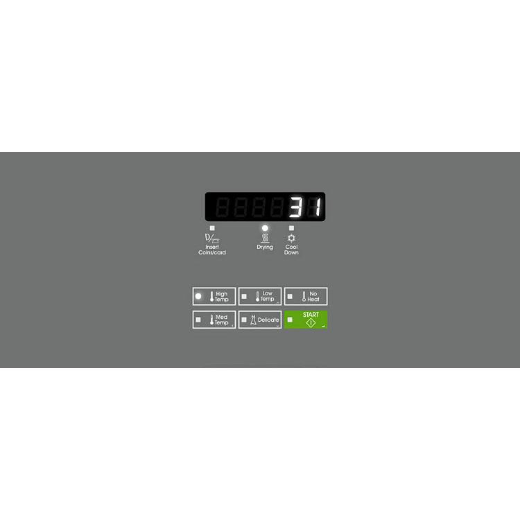 Huebsch 7.0 cu. ft. Front Load Electric Commercial Dryer HDENXAGS176CW01 - Ideal for Laundromats, Hotels & Multi-Family Housing
