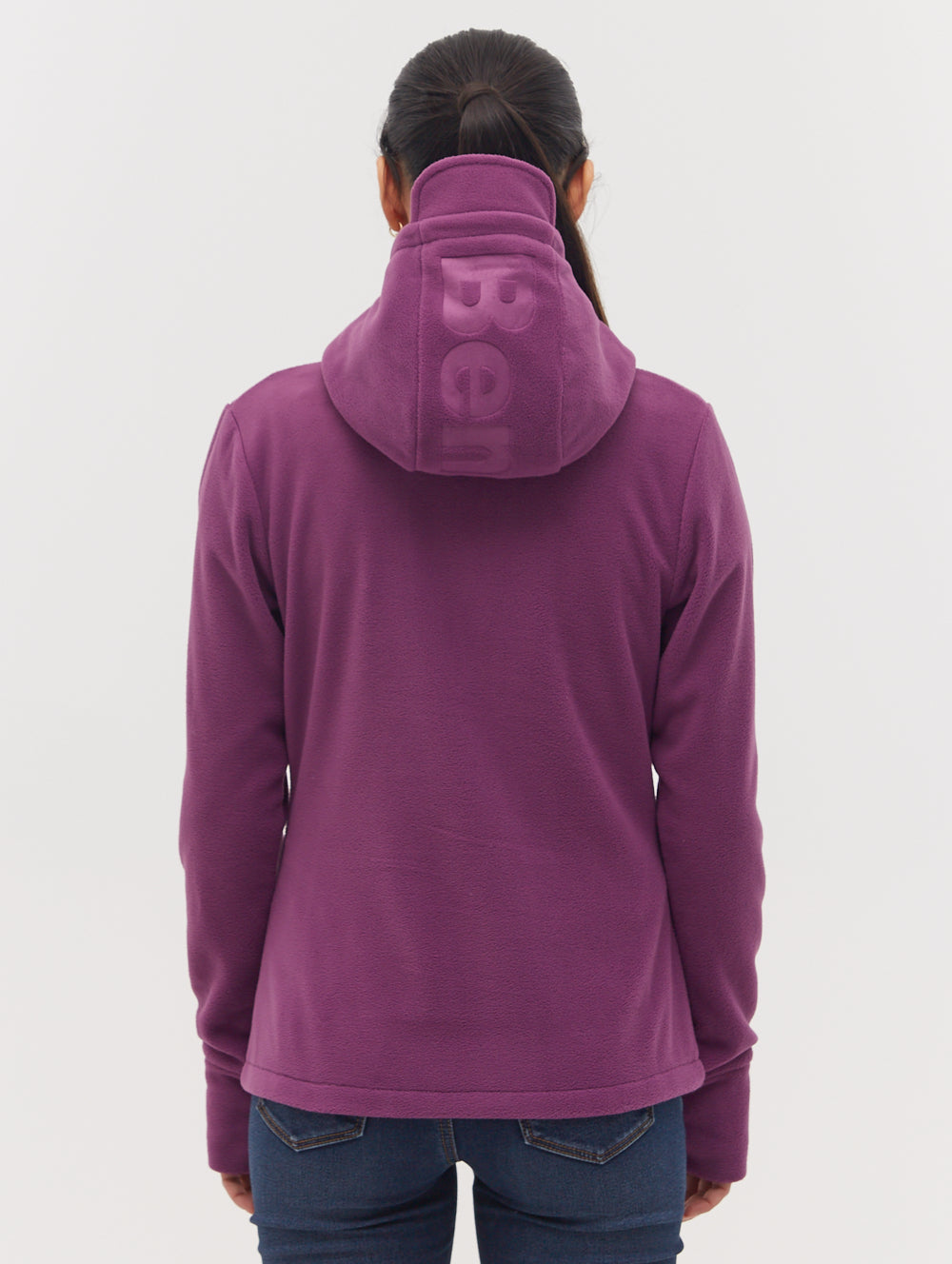 Ninja Microfleece Asymmetric Zip Up Hoodie - Soft Warm Winter Jacket for Men & Women - Perfect for Outdoor Activities, Hiking and Casual Wear