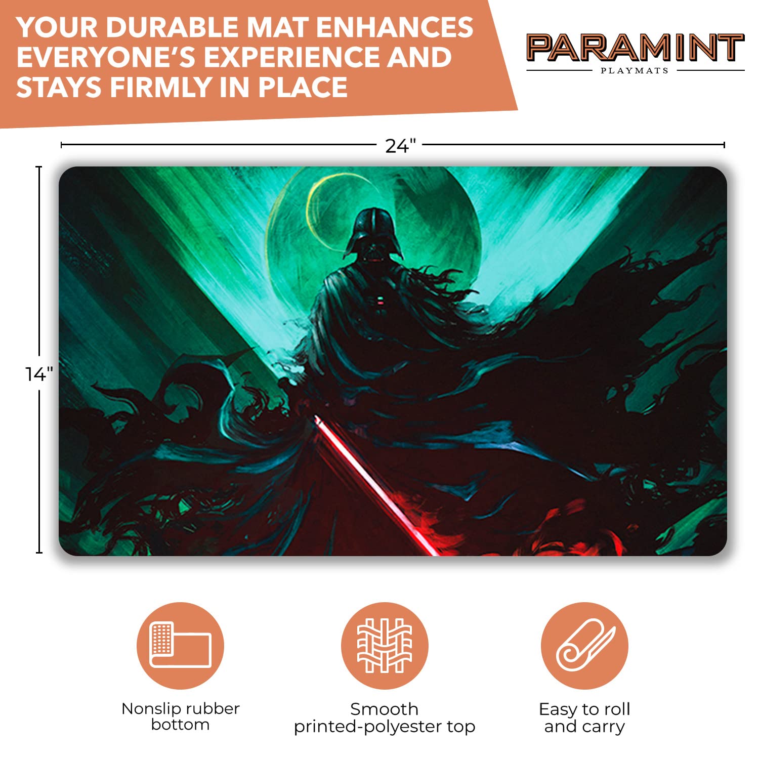 Dark Lord Stitched MTG Playmat by Anato Finnstark - Magic The Gathering Playmat for MTG, YuGiOh & TCG Games - Premium Original Art Gaming Accessory - Perfect for Tournaments, Casual Play & Collectors