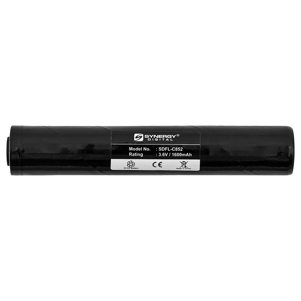 Synergy Digital Rechargeable Battery Combo-Pack (2-Pack) for Streamlight Stinger Flashlight - Long-Lasting SDFL-C852 Replacement Batteries - Perfect for Law Enforcement, Security, and Outdoor Activities