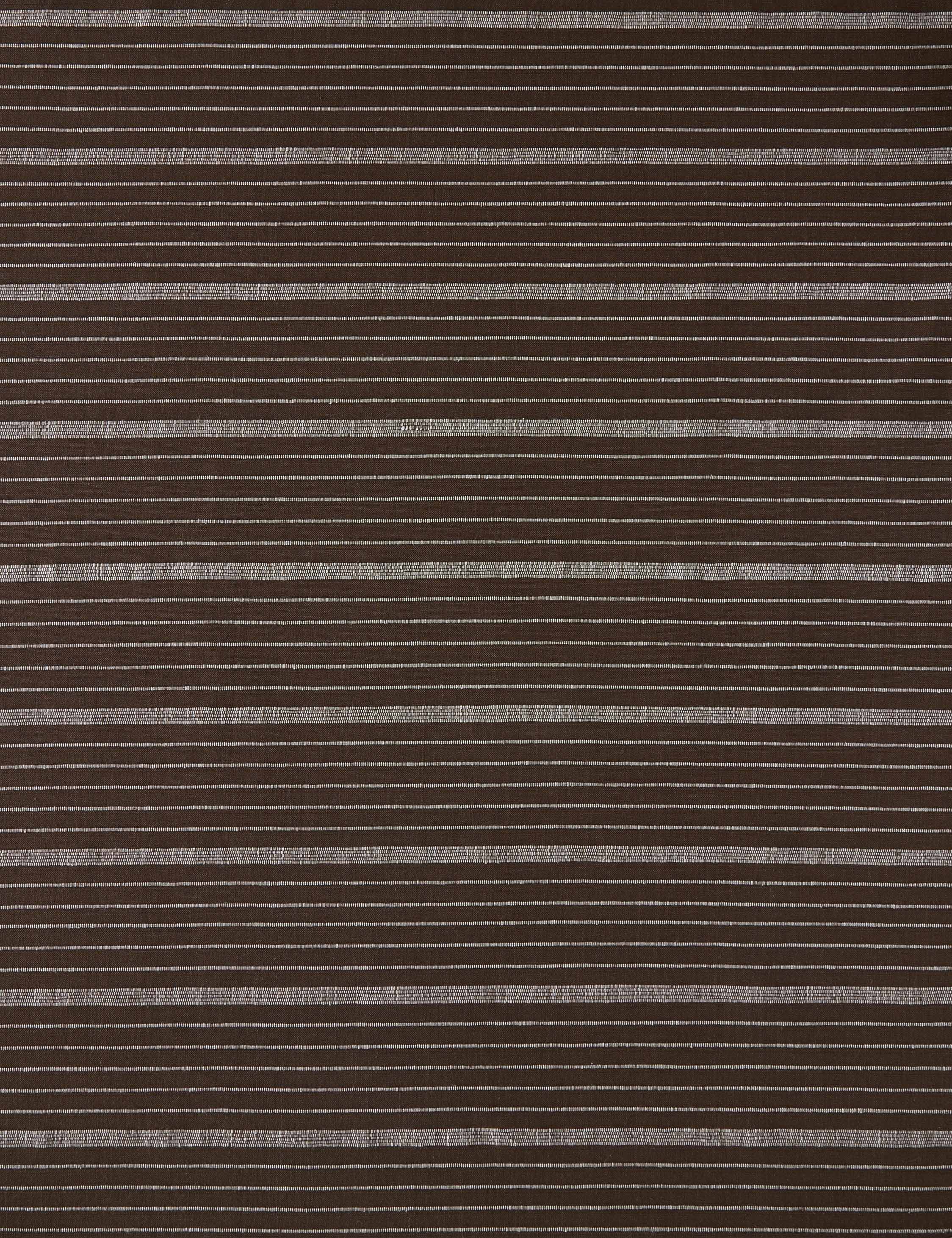 Kufri Chocolate Cusco Stripe Fabric Swatch - Premium Upholstery Material for Sofas, Curtains & Home Decor