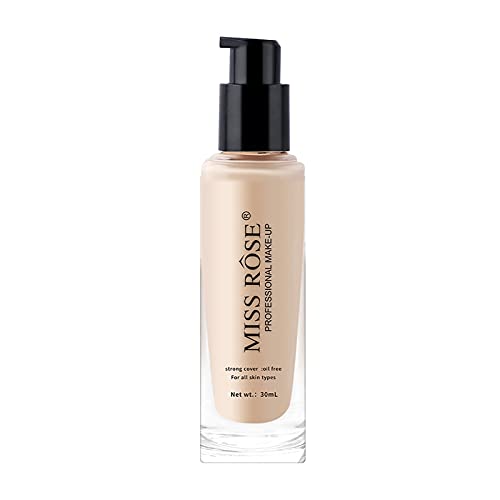30ml Lightweight Liquid Foundation Concealer - Full Coverage, Whitening & Brightening Makeup for Flawless Skin (A, One Size) - Perfect for Daily Wear & Special Occasions