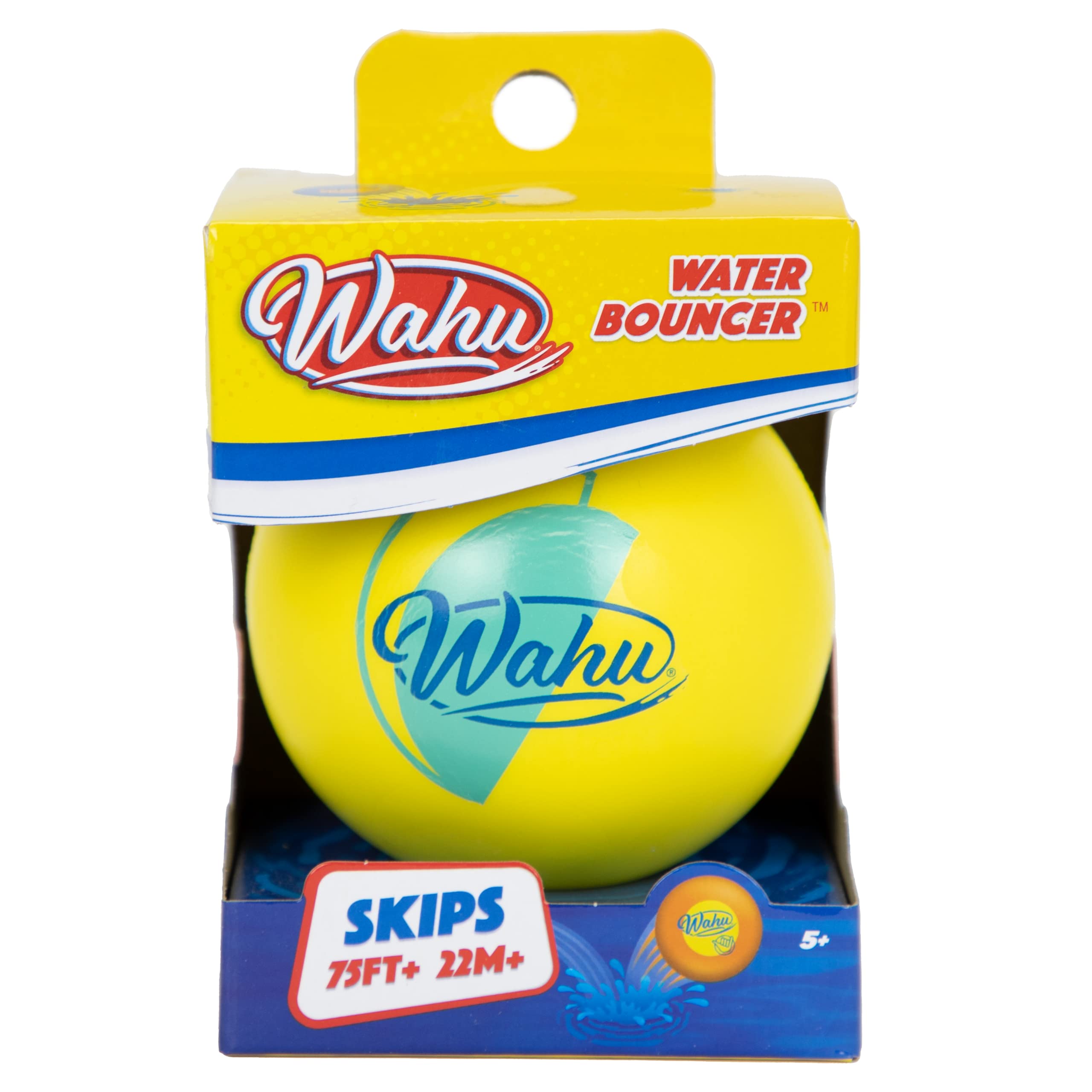 Wahu Water Bouncer - 100% Waterproof Skipping Ball Toy for Pool & Beach - 3.5