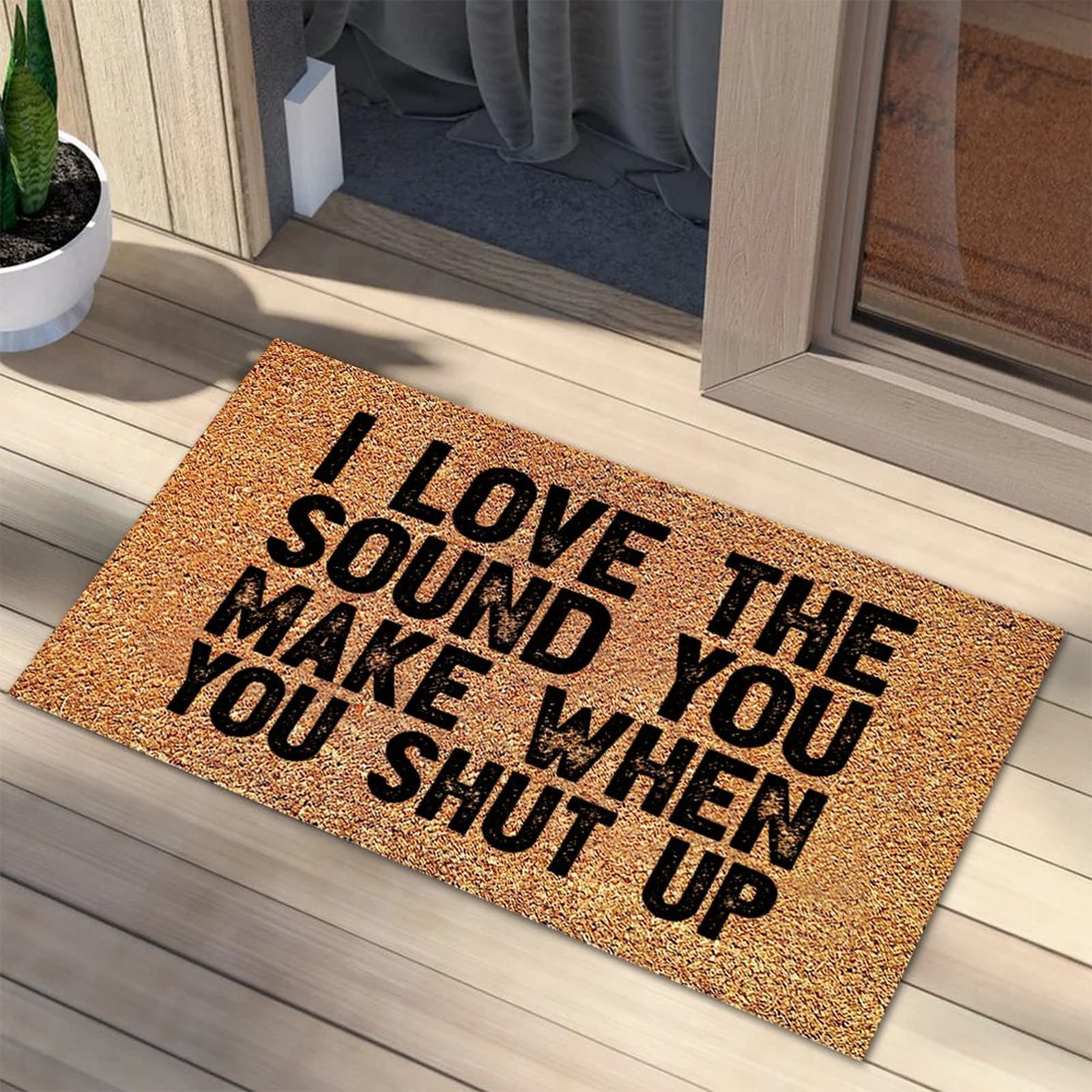 Personalized Monogram Coir Doormat 16