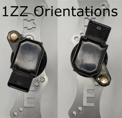 BEEnginering Lexus/Toyota 1JZ/2JZ Coil on Plug Conversion Bracket Kit for 1ZZ/1NZ Smart Coils - Performance Upgrade for Engine Tuning & Racing Applications