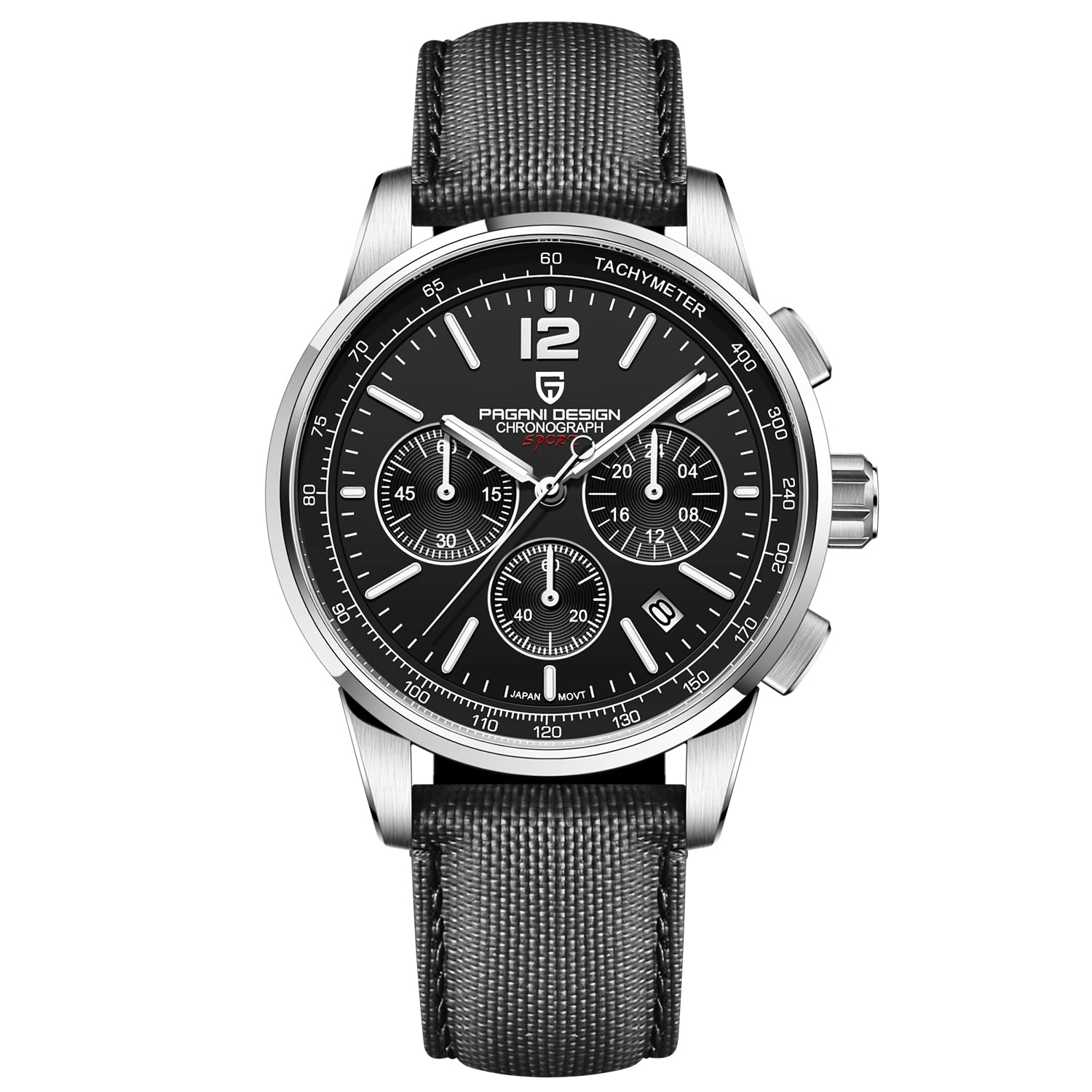 Pagani Design Men's Quartz Watch - Waterproof Chronograph with Sapphire Glass, Multifunctional Dress & Casual Watch for Business, Office, and Everyday Wear