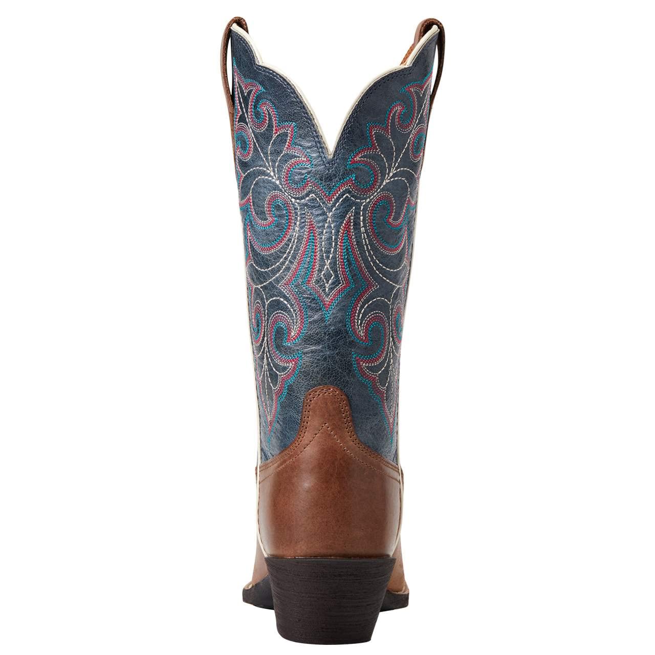 Ariat Women's Round Up Western Square Toe Cowgirl Boots - Comfortable Riding & Work Boots for Country Style & Outdoor Activities