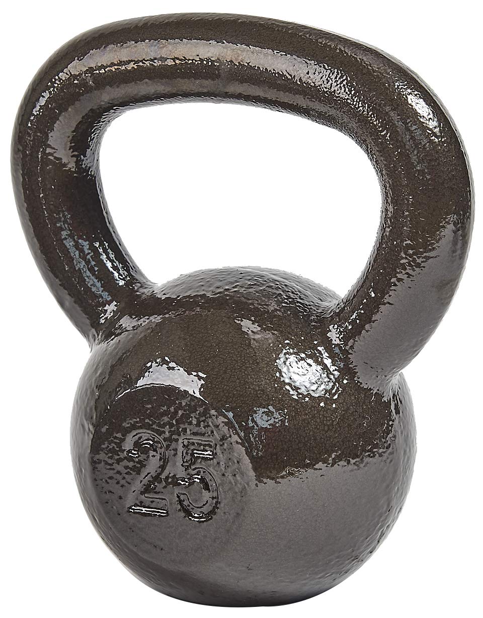 BalanceFrom Solid Cast Iron Kettlebell - Adjustable Weight for Home Gym, Strength Training & CrossFit Workouts | Perfect for Full-Body Exercise, Muscle Building & Fitness Routines