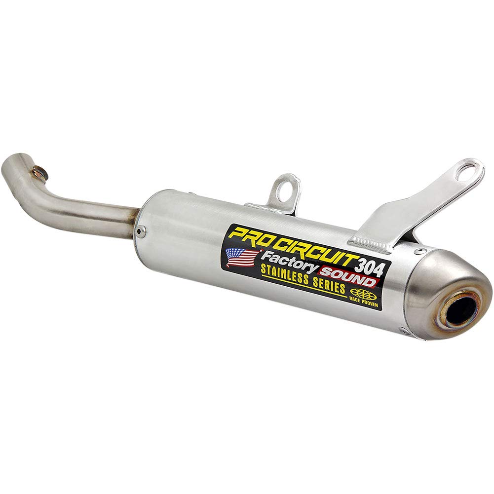 Pro Circuit Factory Sound 304 Silencer Exhaust for Yamaha YZ250 (2002-2018) - High Performance Motorcycle Muffler for Off-Road Racing & Trail Riding