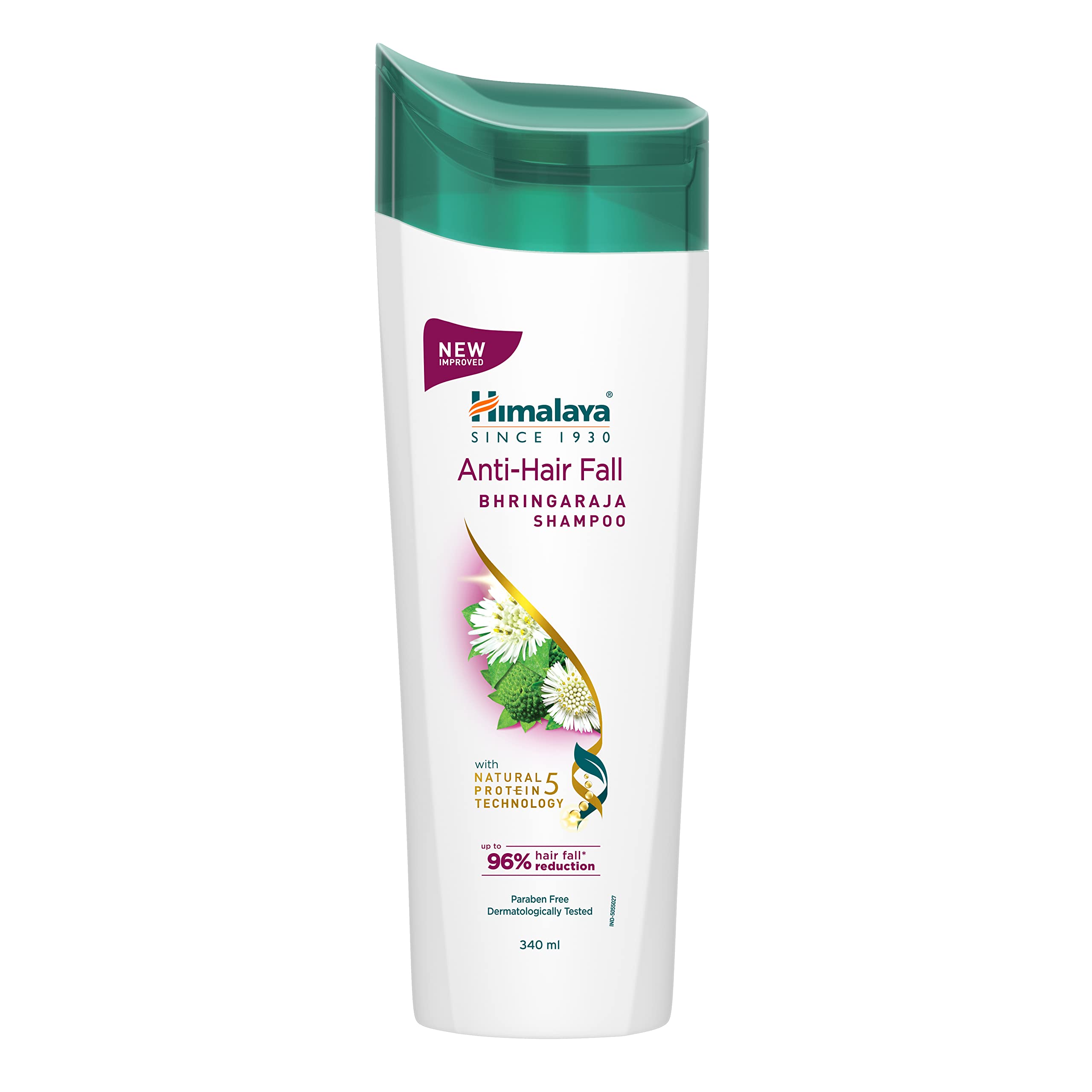 Himalaya Anti-Hair Fall Bhringaraja Shampoo for Men & Women - Reduces Hair Loss, Strengthens & Nourishes Hair with Bhringaraja & Palasha Extracts - 340ml - Perfect for Daily Hair Care & Scalp Health