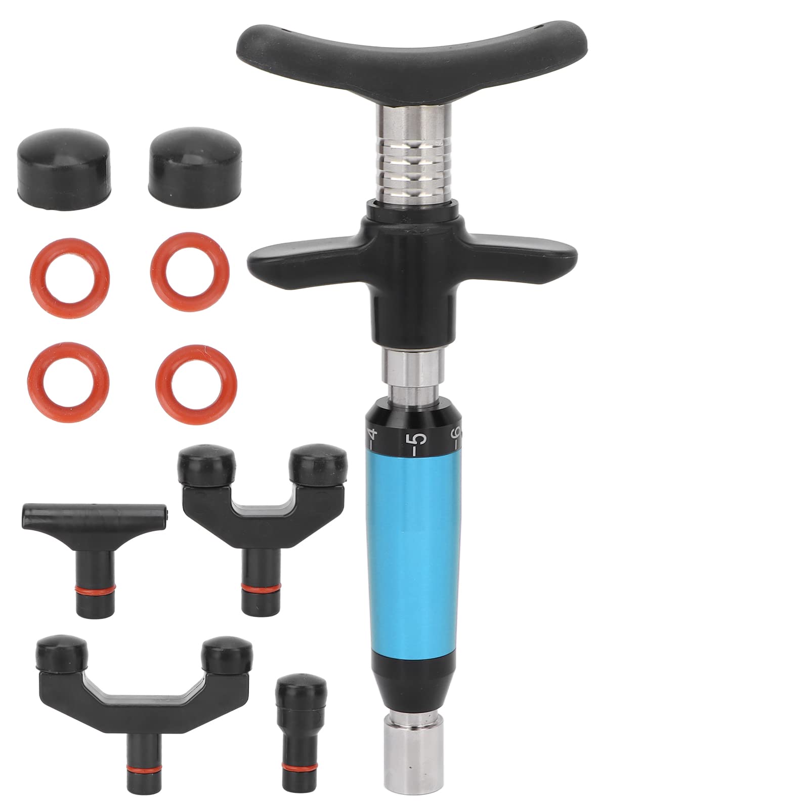 Chiropractic Adjustment Tool for Back Pain Relief - Ergonomic Stainless Steel Spine Adjuster for Lumbar Support (Blue) | Professional & Home Use for Spinal Alignment & Muscle Relaxation
