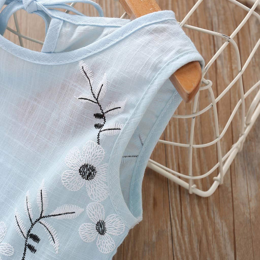 Princess Dresses for Girls - Sleeveless Baby Dress with Floral Print | Summer Outfits for Toddlers & Kids | Perfect for Birthday Parties, Photo Shoots & Special Occasions