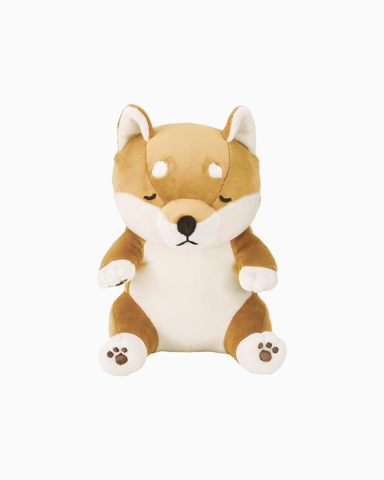 Liv Heart Shiba Dog Plush - Soft & Cute Japanese Shiba Inu Stuffed Animal Toy for Kids & Adults - Perfect for Gifts, Cuddling, and Home Decor