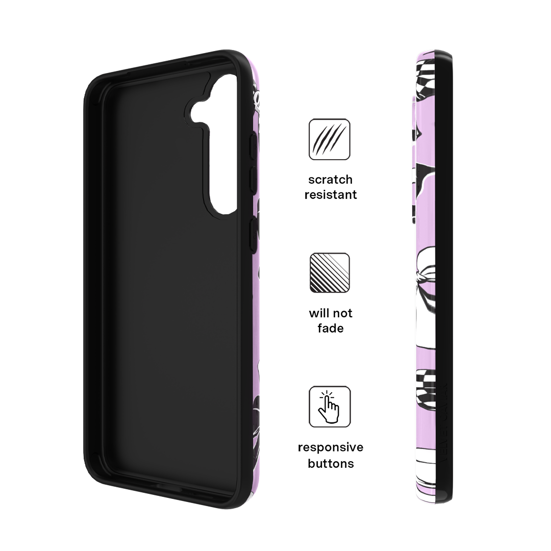 Beetlejuice Bows Samsung Phone Case - Stylish Protective Cover for Samsung Galaxy [Model] | Perfect for Halloween, Cosplay, and Movie Fans