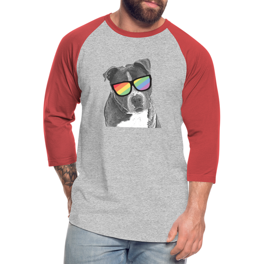 Pride Dog Baseball T-Shirt for Pets - Cute & Comfortable Dog Apparel for Baseball Games, Pride Events & Daily Walks