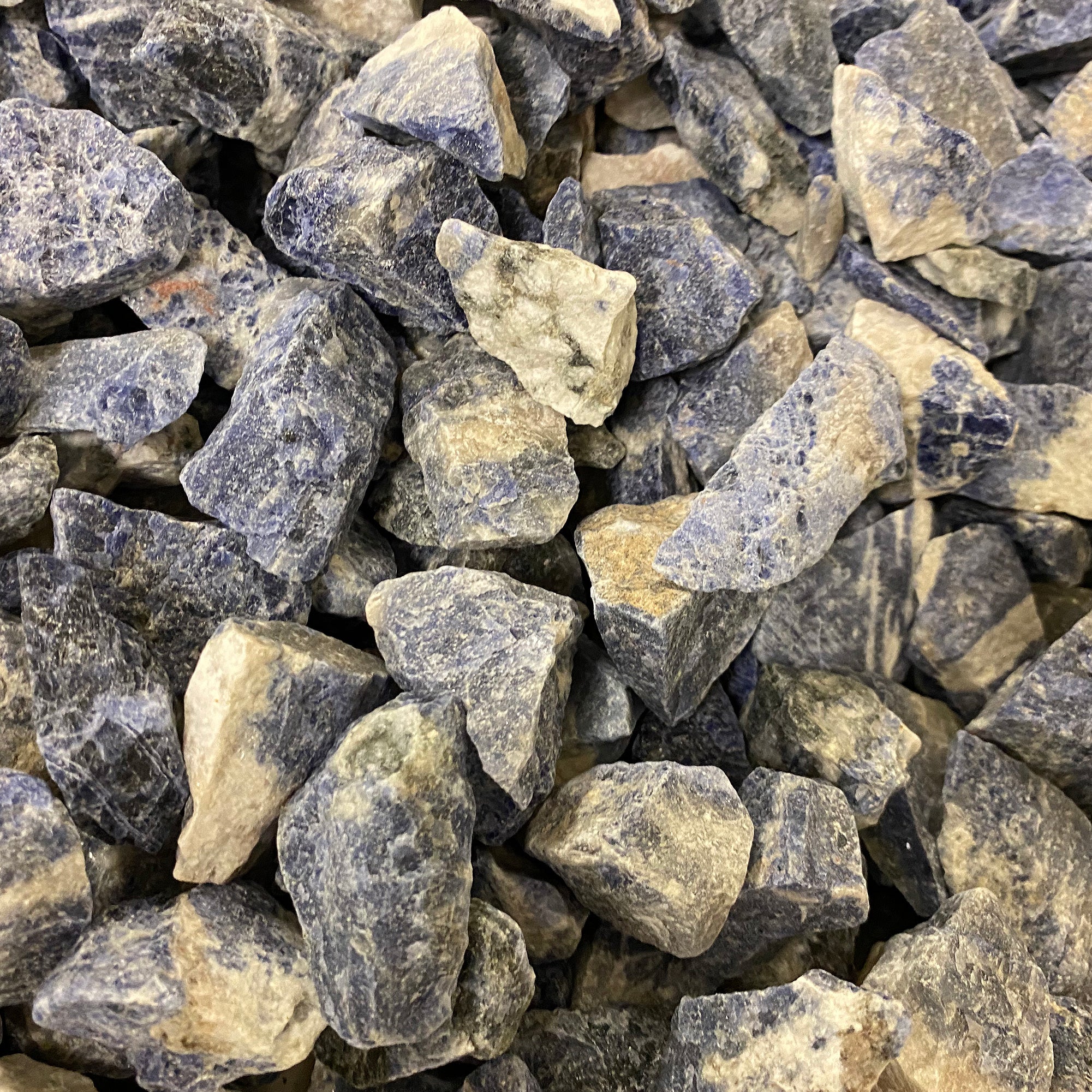 1 lb Natural Sodalite Crystals – Genuine Raw Rough Blue Gemstone Rocks for Jewelry Making, Tumbling, Collecting & Home Decor – Unpolished Healing Mineral Stones for Meditation & Energy Work – RGH252 1 Lb
