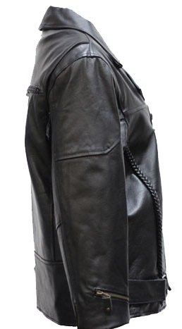 Women's Genuine Leather Motorcycle Jacket - Pistol Pete Style Biker Jacket for Riding & Fashion | Perfect for Harley Davidson & Cruiser Motorcycles