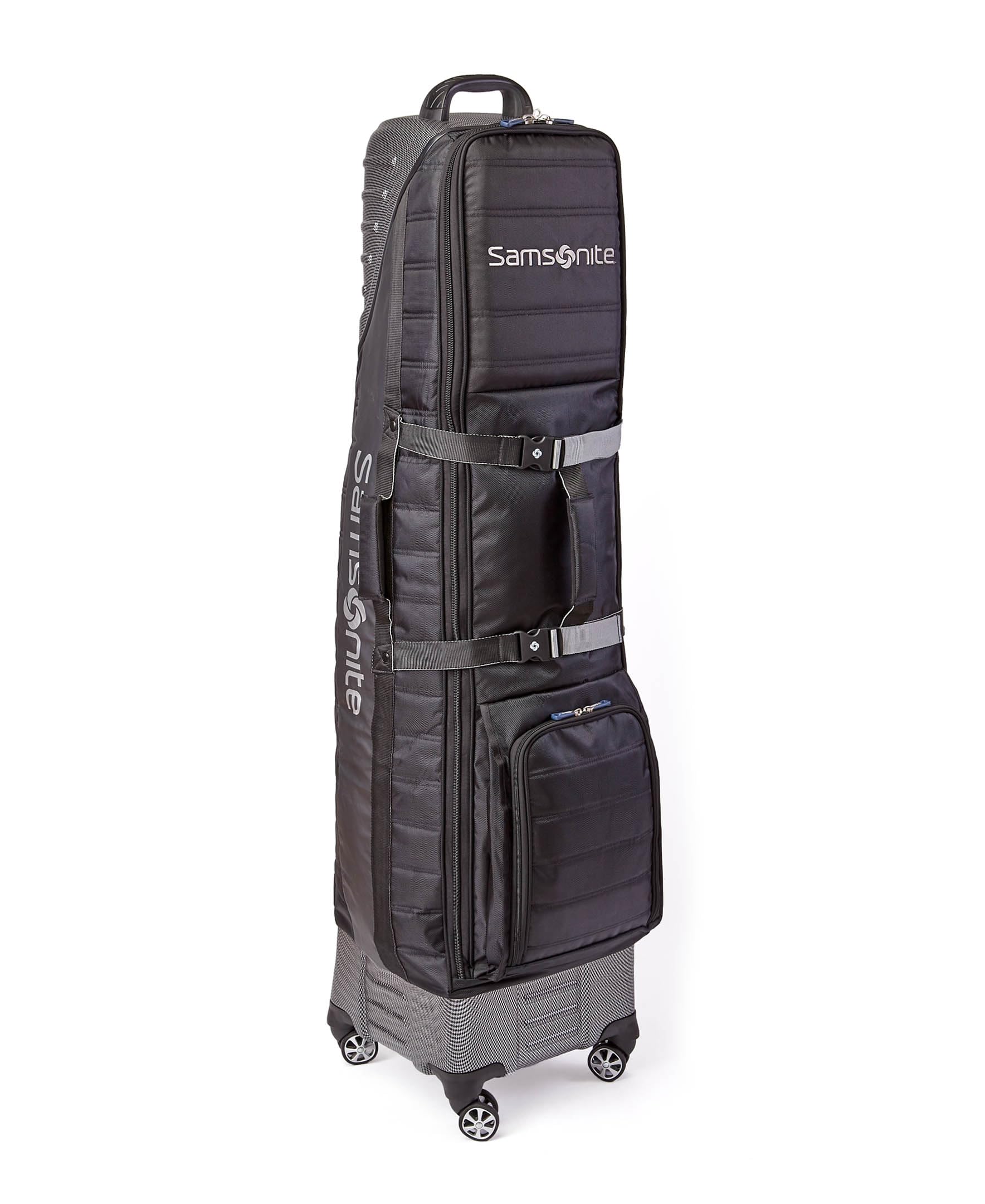 Samsonite The Protector Hardside & Softside Golf Travel Bag with Shark Wheels - Waterproof Luggage for Air Travel | Golf Club Protection | Durable Spinner Suitcase for Business Trips & Vacations