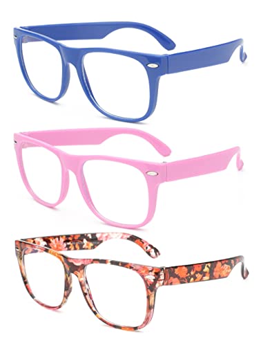 Blue, Pink, Floral