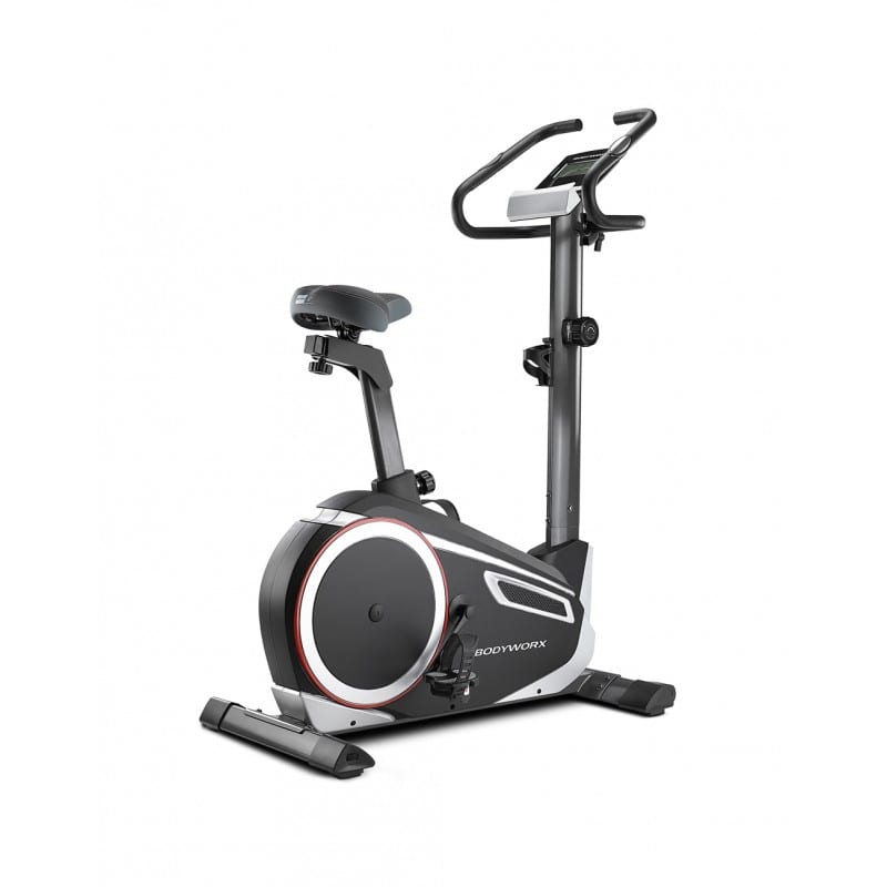 Bodyworx ABX450M Upright Exercise Bike for Home Gym - Cardio Workout Equipment for Weight Loss & Fitness Training | Perfect for Small Spaces & Apartment Workouts