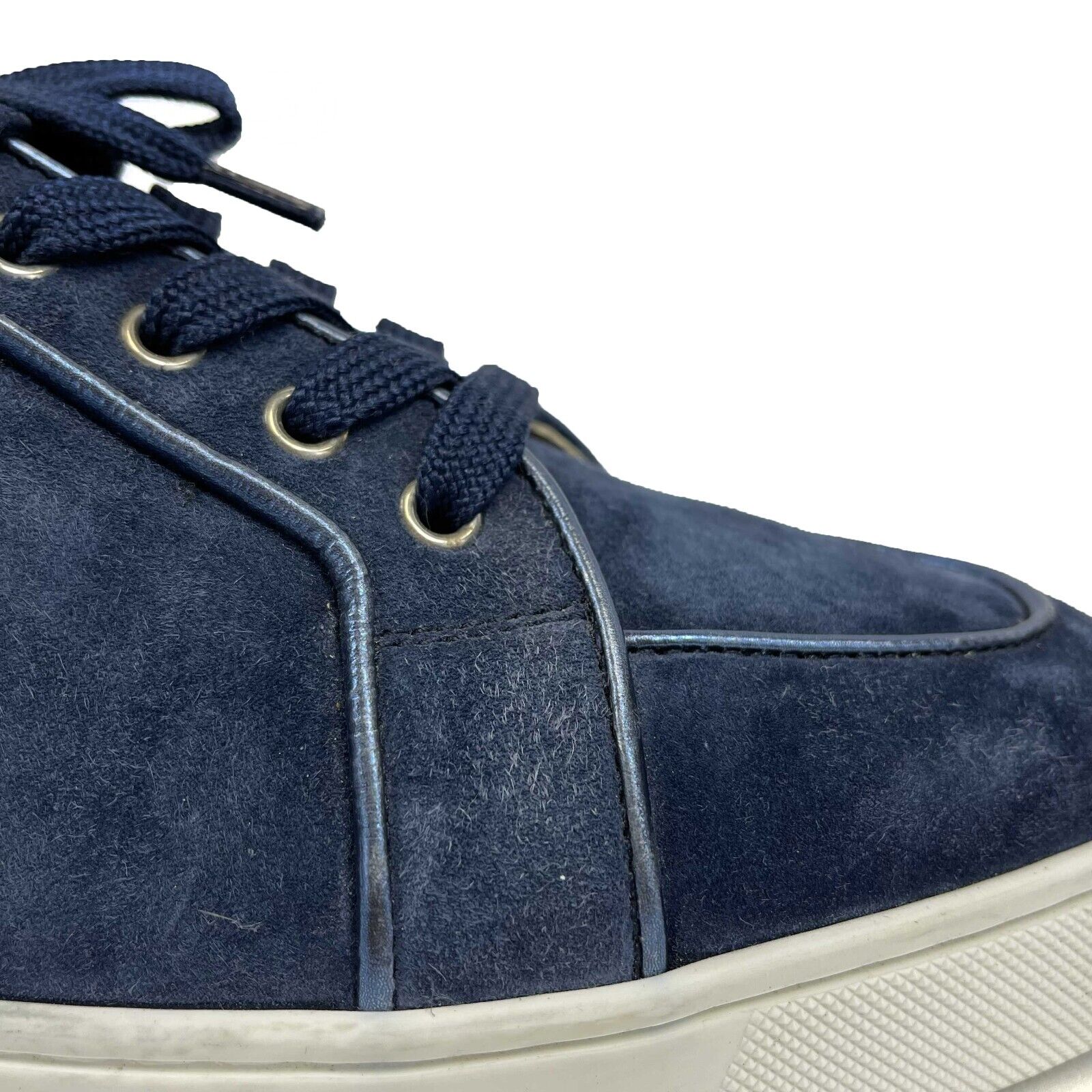 Christian Louboutin Rantulow Navy Sneakers for Men - Size 45 US (11/11.5) - Luxury Designer Casual Shoes for Streetwear & Everyday Fashion