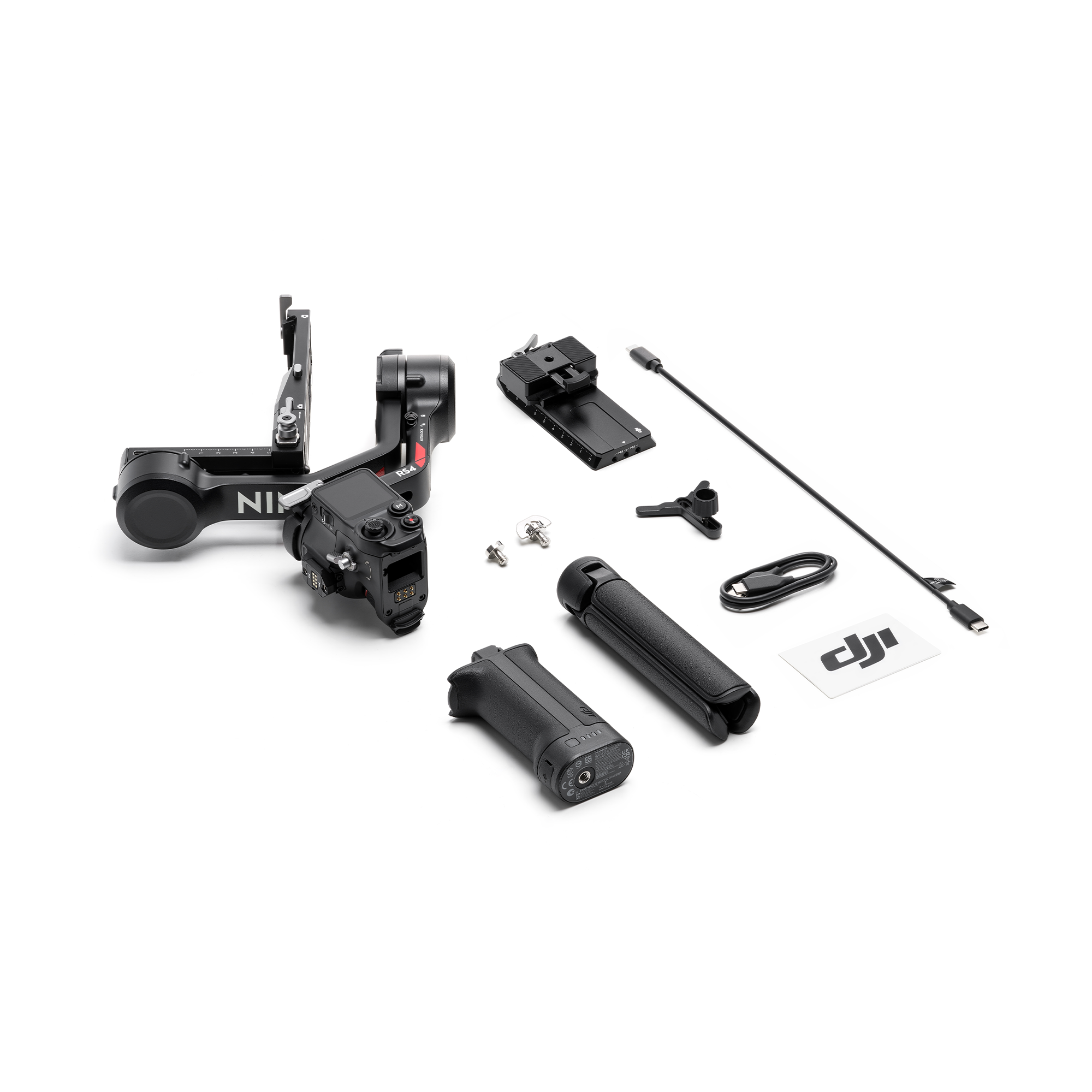 DJI RS 4 3-Axis Gimbal Stabilizer for Mirrorless & DSLR Cameras - Professional Handheld Stabilization for Vlogging, Filmmaking & Content Creation