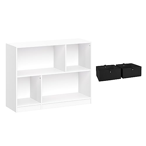 White With 2 Black Bins