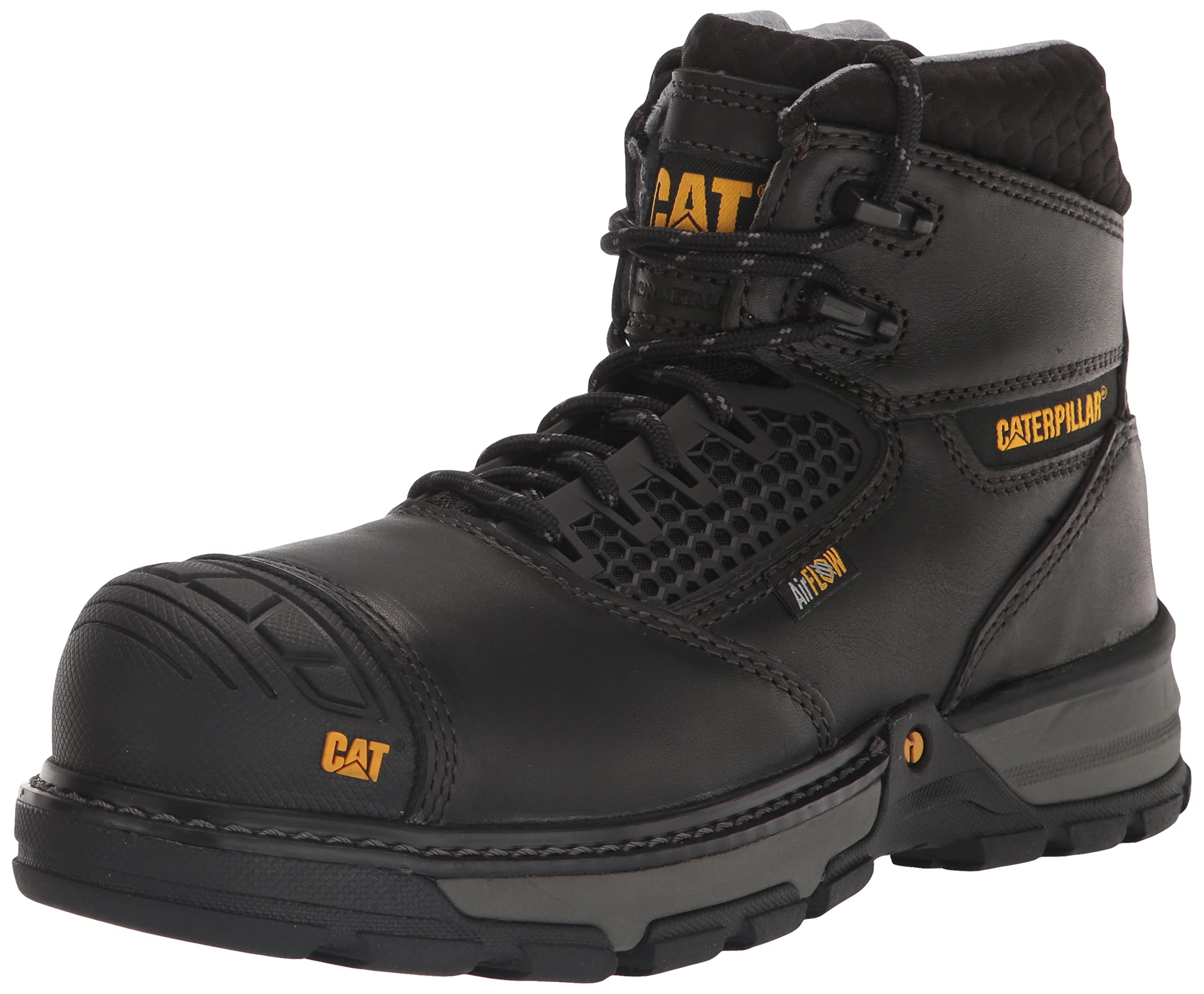 Cat Footwear Men's Excavator Superlite Cool Composite Toe Work Boots - Lightweight Safety Shoes for Construction, Warehouse & Outdoor Work