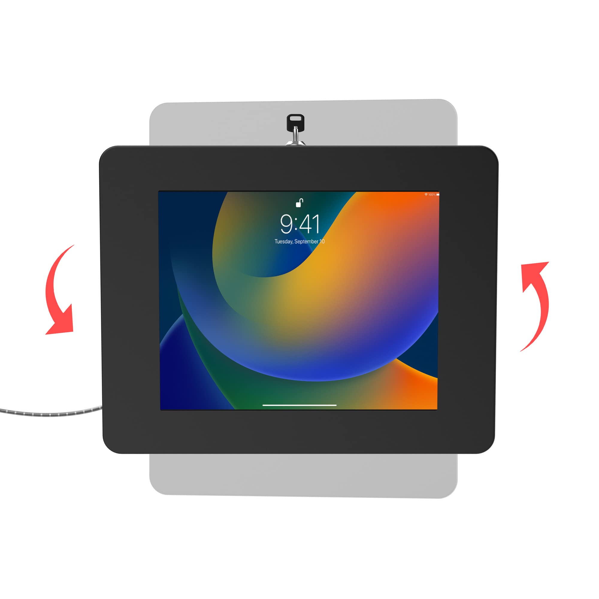 Magnetic Tablet Holder - VESA Compatible Mount with Strong Magnets for iPad 11 (A16), iPad Pro 11-inch M4, iPad Air 11-inch M3, iPad 10th Gen & Galaxy Tab - Perfect for Home Office, Kitchen & Car Use (PAD-VFLOATM)