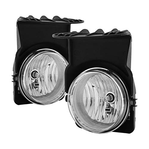 Spyder Auto 5020857 Black/Clear Fog Lights - Upgrade Your Vehicle's Visibility for Night Driving & Bad Weather