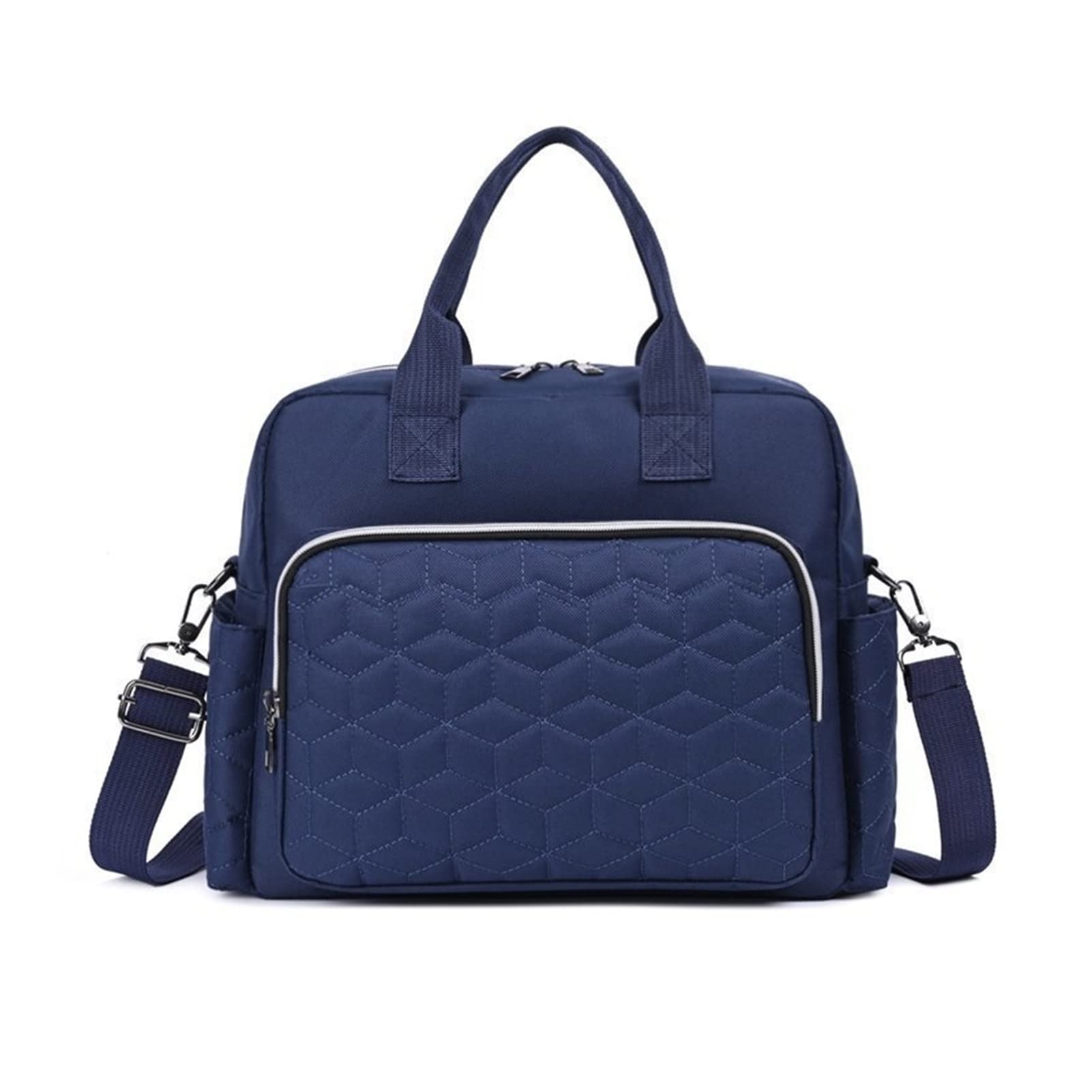 **Waterproof Baby Diaper Backpack for Moms - Large Travel Nappy Bag with Wet/Dry Pockets - Stylish Navy Diaper Tote for Women - Perfect for Daycare, Outings & Travel**