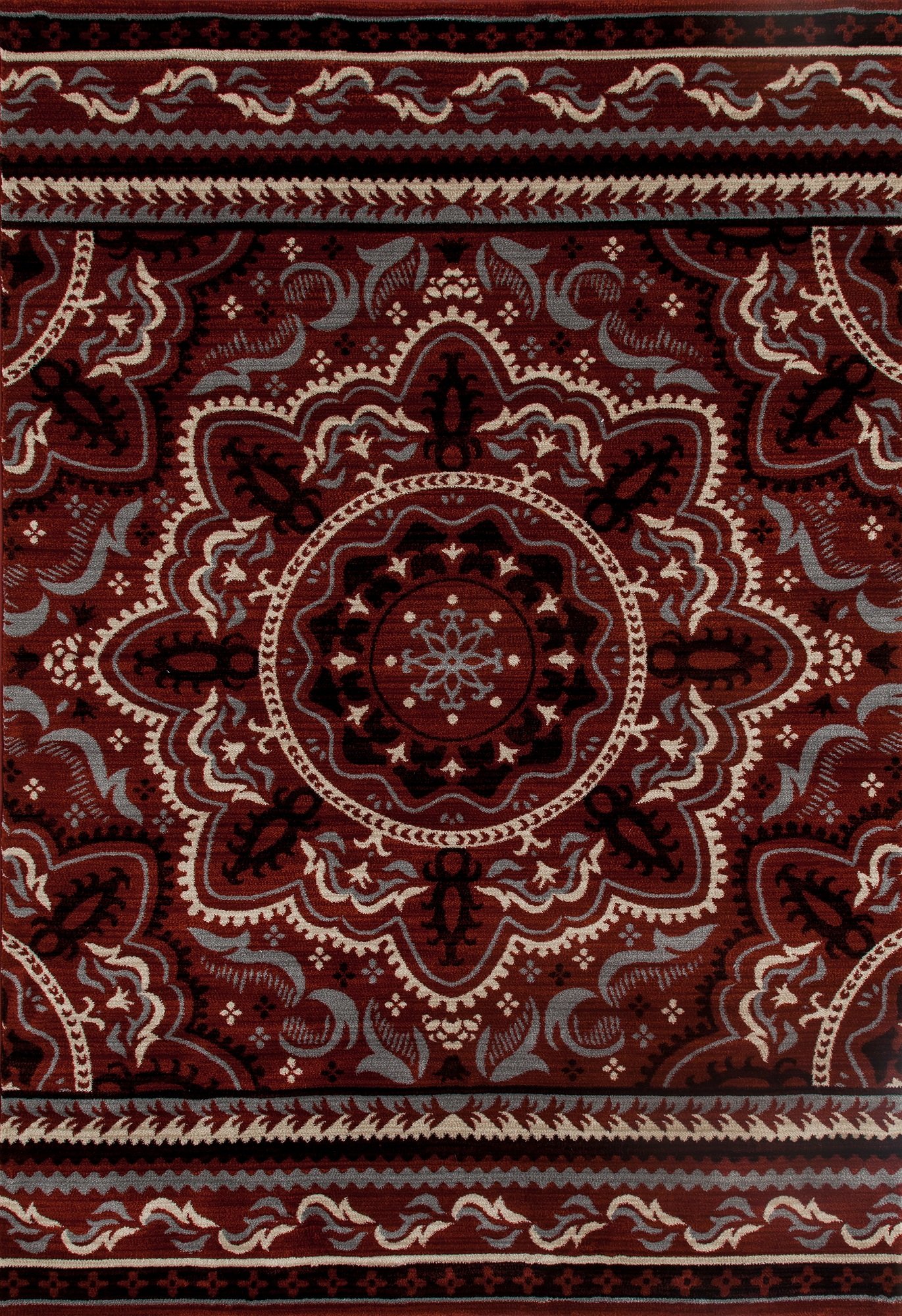 Art Carpet Milan Collection Fanciful Woven Area Rug 5'3