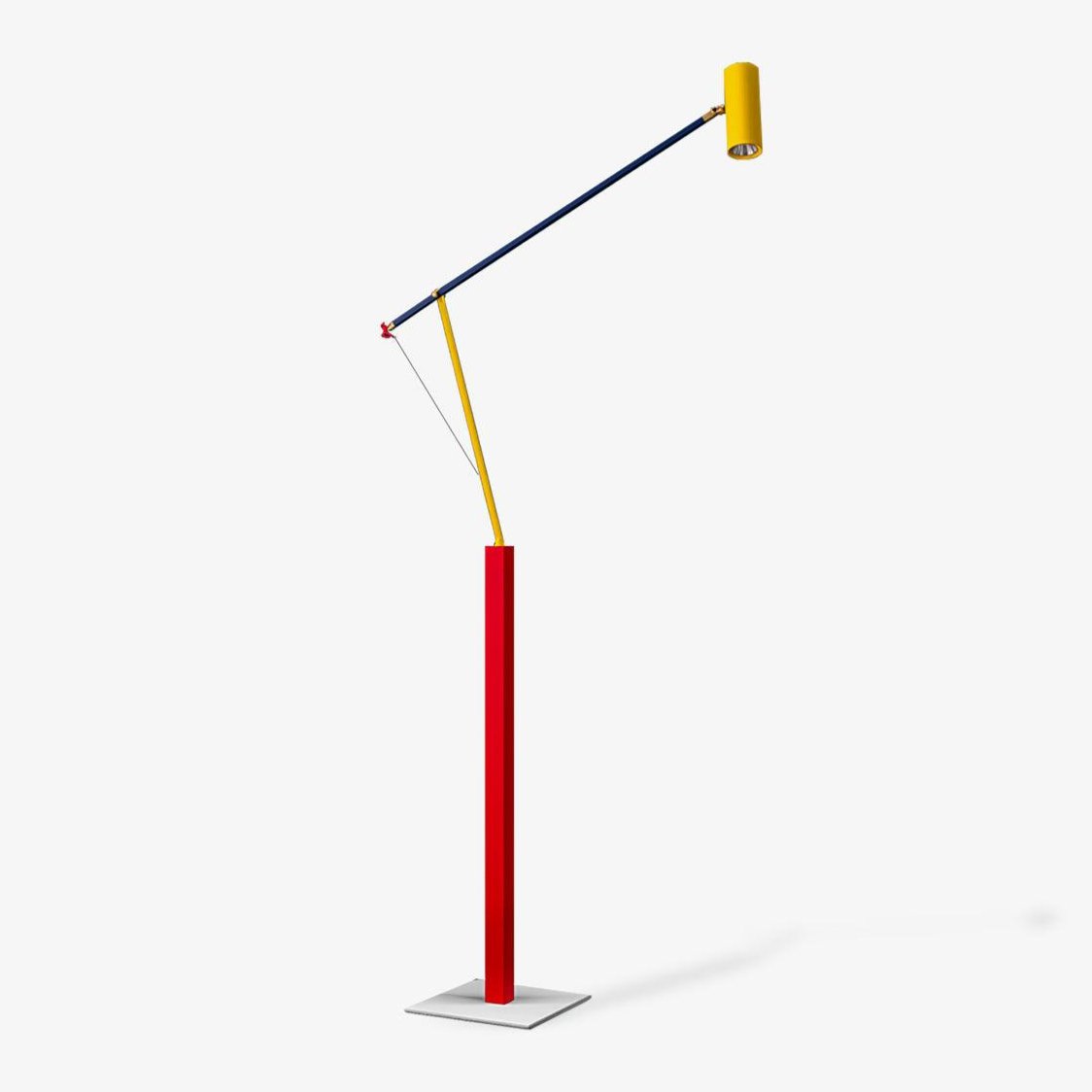 Ettorino Modern Floor Lamp - Adjustable Standing Light for Living Room, Bedroom & Office - Bright LED Reading Light with Remote Control - Perfect for Night Reading, Relaxing & Home Decor