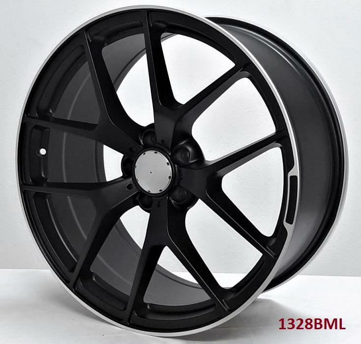 19x8 5x112 19-Inch Alloy Wheels for Mercedes CLA 250 4MATIC (2015-Present) - Premium Replacement Rims for Enhanced Style & Performance - Perfect for Street Driving & Custom Upgrades