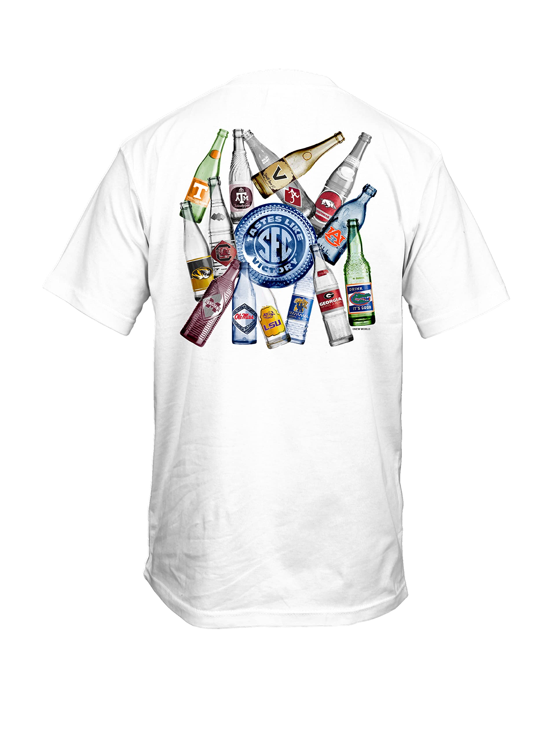 SEC College Football Victory T-Shirt - Unisex Adult Short Sleeve Tee with New World Graphics | Game Day, Tailgating & Fan Apparel