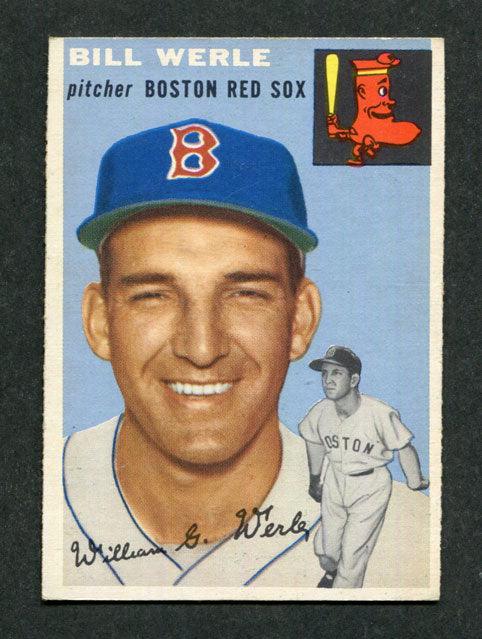 1954 Topps #144 Bill Werle Boston Red Sox Vintage Baseball Card - Perfect for Collectors, Sports Memorabilia & Gift for Baseball Fans