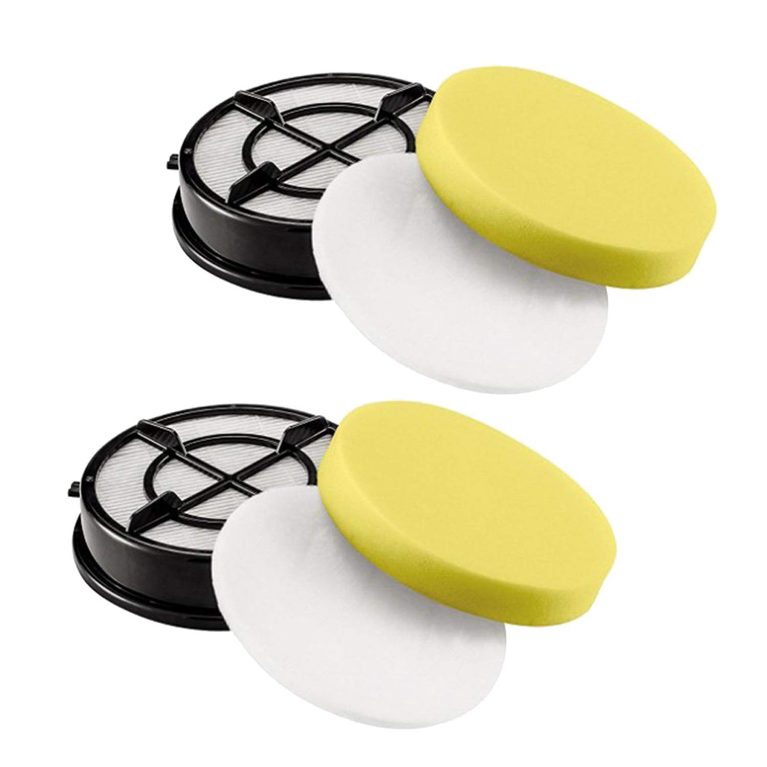 Bissell 16871 & 1650 Series Vacuum Replacement Filters - 2 Pack Compatible with Pet Hair Eraser Upright Vacuum | Perfect for Pet Owners & Allergy Sufferers