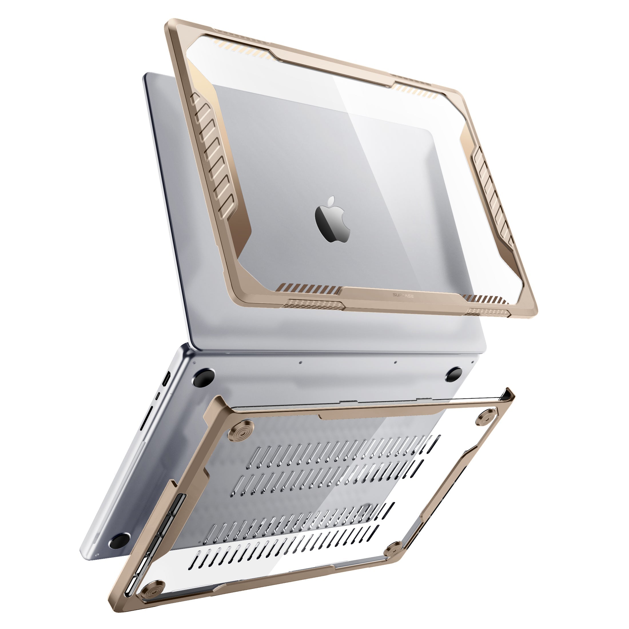 Apple MacBook Pro 16-inch M1/M2 Pro/Max Laptop Case (2021-2023 Model) - SUPCASE Unicorn Beetle Pro Series Rugged Protective Cover in Tan - Perfect for Business, Travel & Outdoor Use